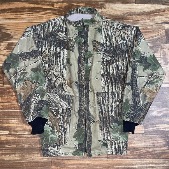 Scent Lok Realtree Camouflage Hunting Outdoors Full Zip Jacket Men's Size Large - Picture 1 of 11